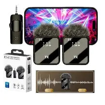 MICROFONO INALAMBRICO WIRELESS F-11 3 EN 1